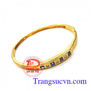 Vòng tay sapphire thiên nhiên Vòng tay vàng đáng yêu dành cho nữ,vòng tay vàng tây với chất lượng đảm bảo hợp thời trang và món quà ý nghĩa hợp thời trang