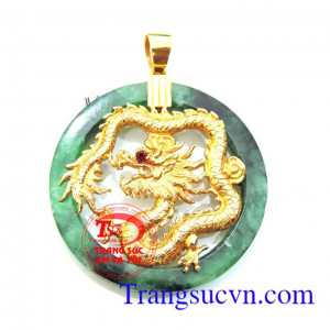 Mặt dây rồng ngọc phỉ thúy Vòng tay vàng đáng yêu dành cho nữ,vòng tay vàng tây với chất lượng đảm bảo hợp thời trang và món quà ý nghĩa hợp thời trang