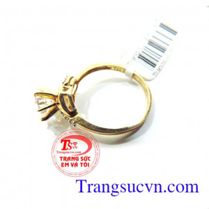 Nhẫn nữ đá nhân tạo