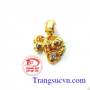 Mặt dây chuyền tuổi Mùi Năm Dê đeo mặt dây chuyền vàng tuổi Mùi cho cả năm đầy ắp lộc tài Lấy cảm hứng từ 12 con giáp