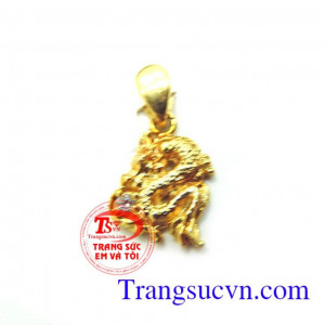 Mặt dây tuổi thìn Mặt dây chuyền nữ độc đáo,cá tính thiết kế theo yêu cầu,Chất lượng đảm bảo,hợp thời trang và trang phục,may mắn mặt con giáp