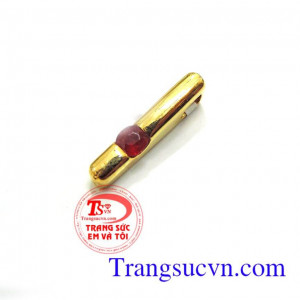 Mặt vàng tây ruby,Mặt vàng tây ruby thiên nhiên đá quý tự nhiên 