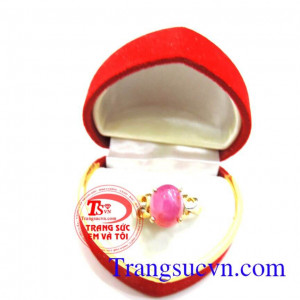 Nhẫn nữ ruby hộ mệnh