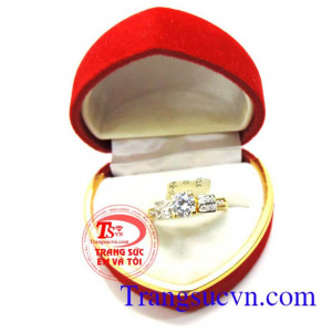 Nhẫn nữ vàng tây xinh