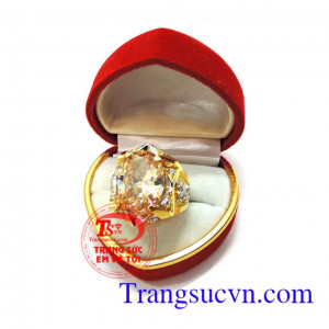 Nhẫn nam vàng đá giá rẻ