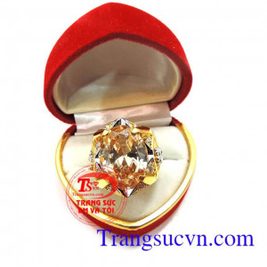 Nhẫn nam vàng đá giá rẻ