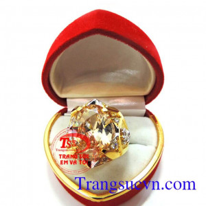 Nhẫn nam vàng đá giá rẻ