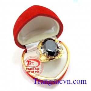 Nhẫn nam sư tử vàng