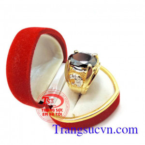 Nhẫn nam sư tử vàng