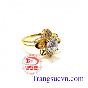 Nhẫn nữ vàng 18k đẹp