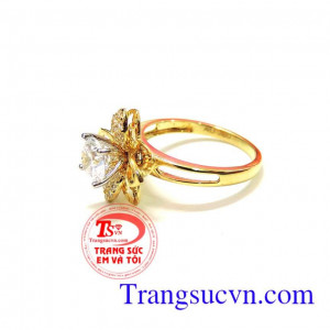 nhẫn thời trang nữ uy tín Nhẫn Vàng Nữ 18k Đẹp