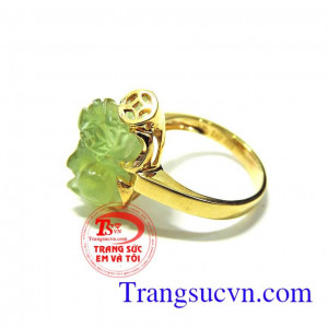 Nhẫn nữ tỳ hưu Prenit mệnh Hỏa,Mộc