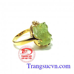 Nhẫn nữ tỳ hưu Prenit mệnh Hỏa,Mộc