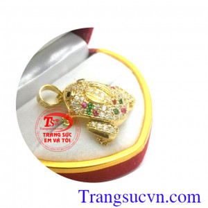 Mặt dây cóc gậm tiền