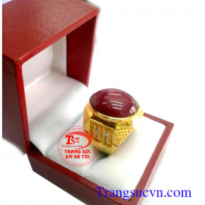 Nhẫn vàng đá quý Ruby Nhẫn đá Ruby cao cấp mang lại may mắn,sức khỏe.Gặt thành công Ruby Lục Yên Xịn Ụy tín,Đảm bảo Khách hàng Ưa chuộng
