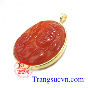 Phật bọc vàng đeo cổ cho nam hợp phong thủy dành cho nam. Phật bọc vàng đeo cổ cho nam