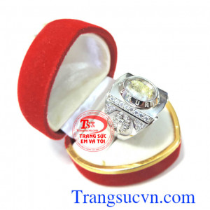 Nhẫn nam vàng trắng 18k 75%A đảm bảo chất lượng Uy tín,Nhẫn vàng trắng hợp thời trang sang trọng đẳng cấp,Phong cách nam tính,nhẫn vàng 18k Lịch lãm đẳng cấp
