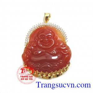 Bộ phật di lặc dây cao su vàng tây