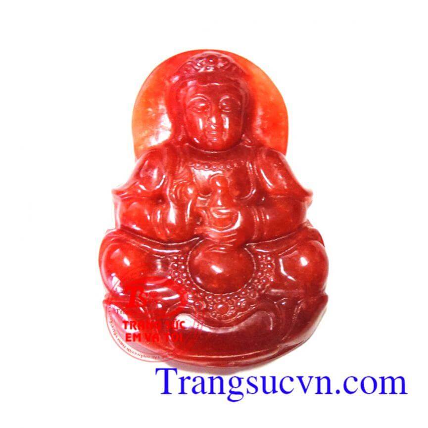Phật ngọc cẩm thạch đỏ
