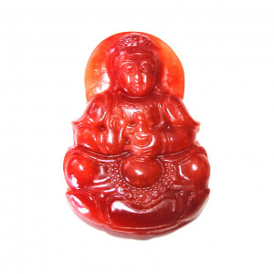 Phật ngọc cẩm thạch đỏ