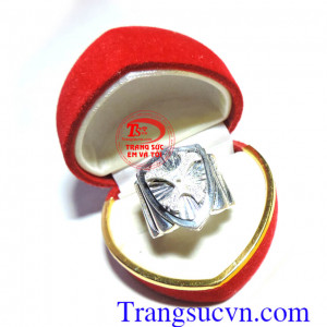Nhẫn nam bạc khiên