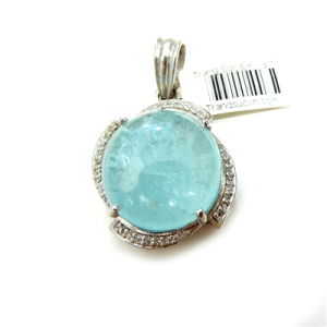 Mặt Đá Aquamarine thiên nhiên