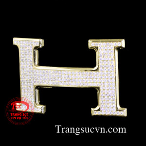 Mặt Thắt Lung vàng 18k H Diamond