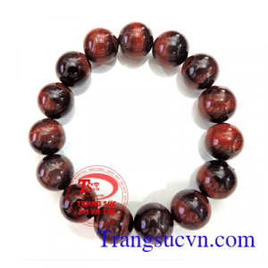 Chuỗi vòng đá mắt hổ đỏ
