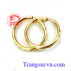 Hoa tai vàng tây vòng khuyên tai, bông tai cưới, bông tai vàng đẹp giá rẻ. Nơi mua bông tai đẹp,  chất lượng.