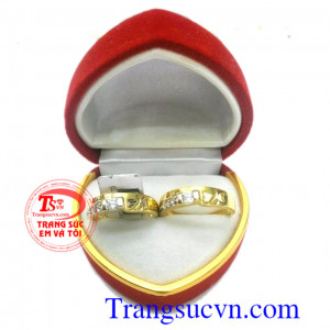 Nhẫn cưới vàng giá rẻ đẹp sang trọng kinh tế cho đôi bạn trẻ