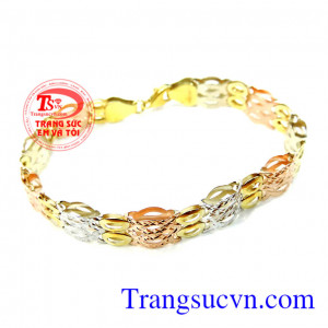 Lắc tay nữ đẹp quý phái dành cho nữ,lắc được làm vàng,lắc vàng hồng,lắc vàng màu,lắc tay vàng trắng,đảm bảo chất lượng,hợp thời trang,sản phẩm lắc tay vàng nữ