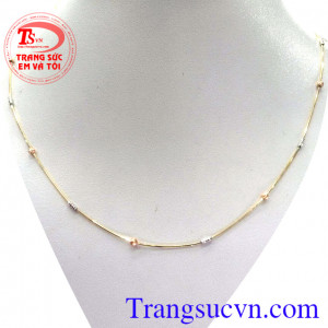 Dây chuyền mốt 18k