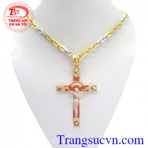 Bộ dây chuyền Mặt Thánh Giá Chúa