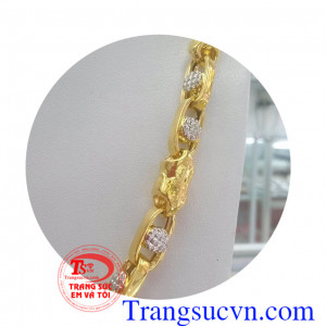 Dây chuyền vàng tây to đẹp