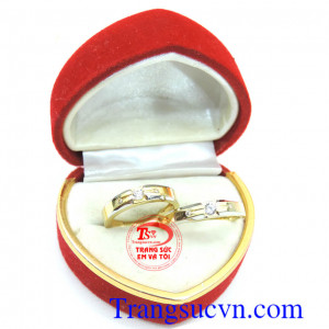 Nhẫn cưới vàng giá rẻ đẹp sang trọng kinh tế cho đôi bạn trẻ
