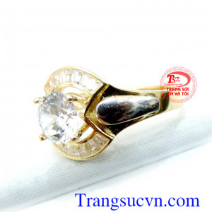 Nhẫn nữ vàng tây