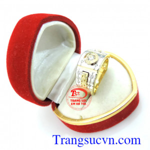 Nhẫn vàng tây kim