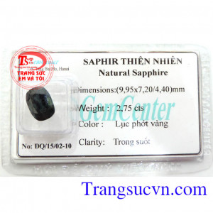 Sapphire màu xanh lục