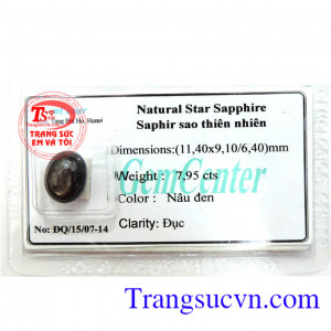 Sapphire sao mặt nhẫn