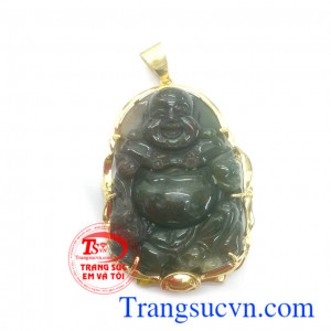 Mặt phật di lặc vui vẻ vàng