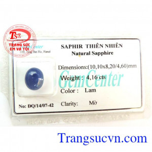 Saphire lam cabochon