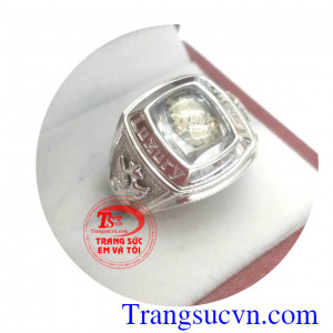Nhẫn nam Luxury vàng trắng