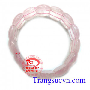 Vòng tay thạch anh hồng