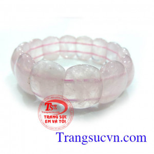 Vòng tay thạch anh hồng