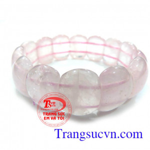 Lắc thạch anh hồng đeo hợp thời trang,đá tự nhiên 100% hàng nghìn khách hàng ưa chuộng chuỗi đá canxedon,may mắn,thành công,hạnh phúc,mang tài lộc