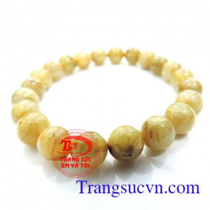 Chiếc chuỗi thạch anh tóc vàng quý phái