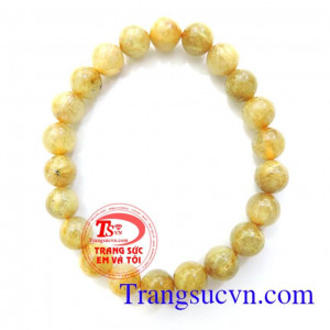 Chiếc chuỗi thạch anh tóc vàng quý phái