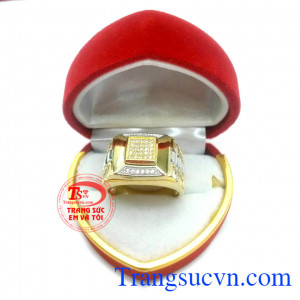 Nhẫn nam vàng tây đảm bảo chất lượng uy tín