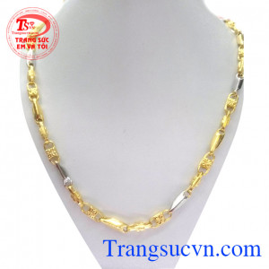 Vòng cổ vàng tây cho nam