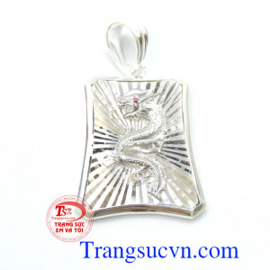 Mặt dây tuổi thìn bạc mặt dây chuyền nam,Mặt dây tuổi thìn bạc, Đẹp, ấn tượng, mạnh mẽ và đầy cá tính,mặt dây chuyền nam chế tác 3d đẹp đẳng cấp thị trường ưa chuộng